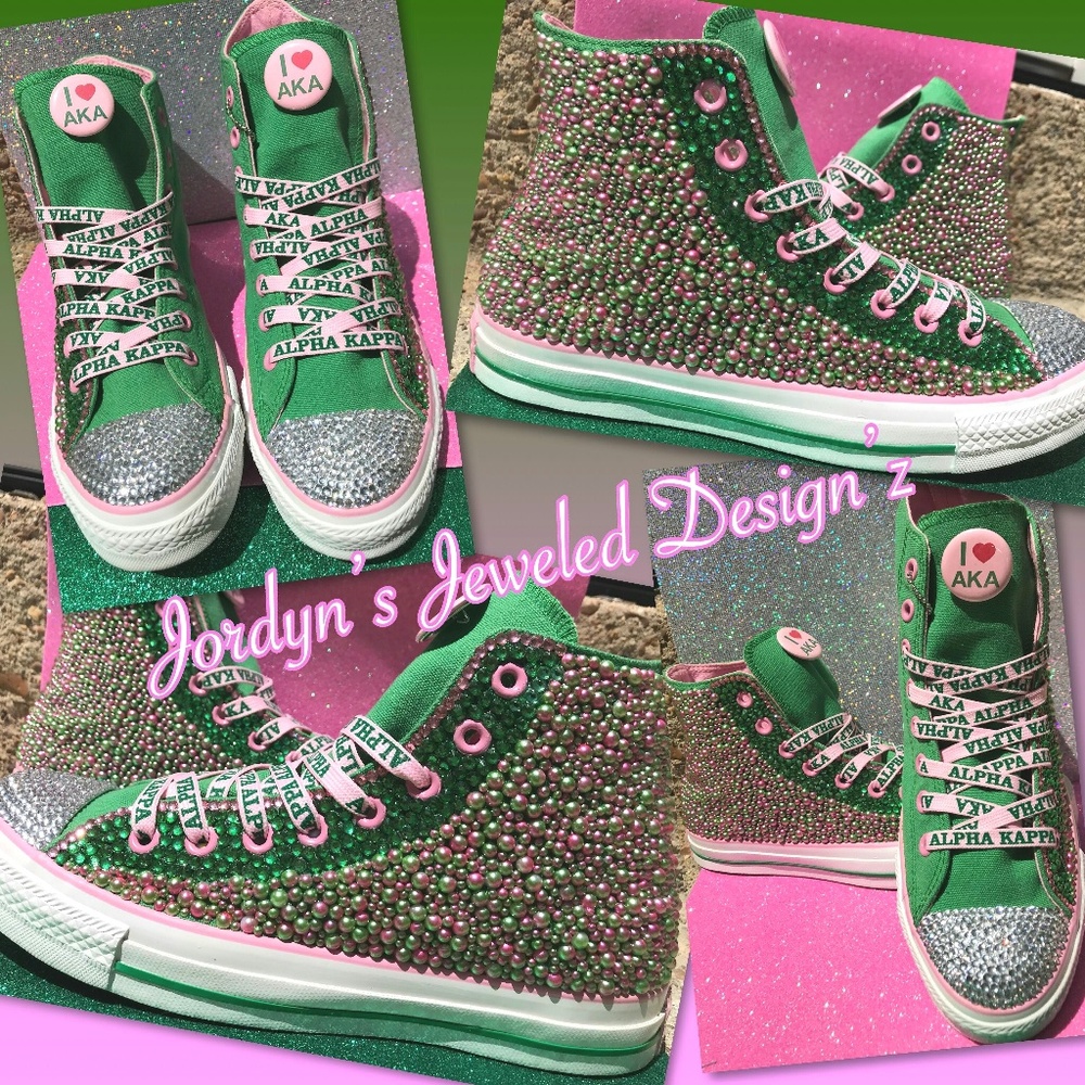 Custom designed AKA converse